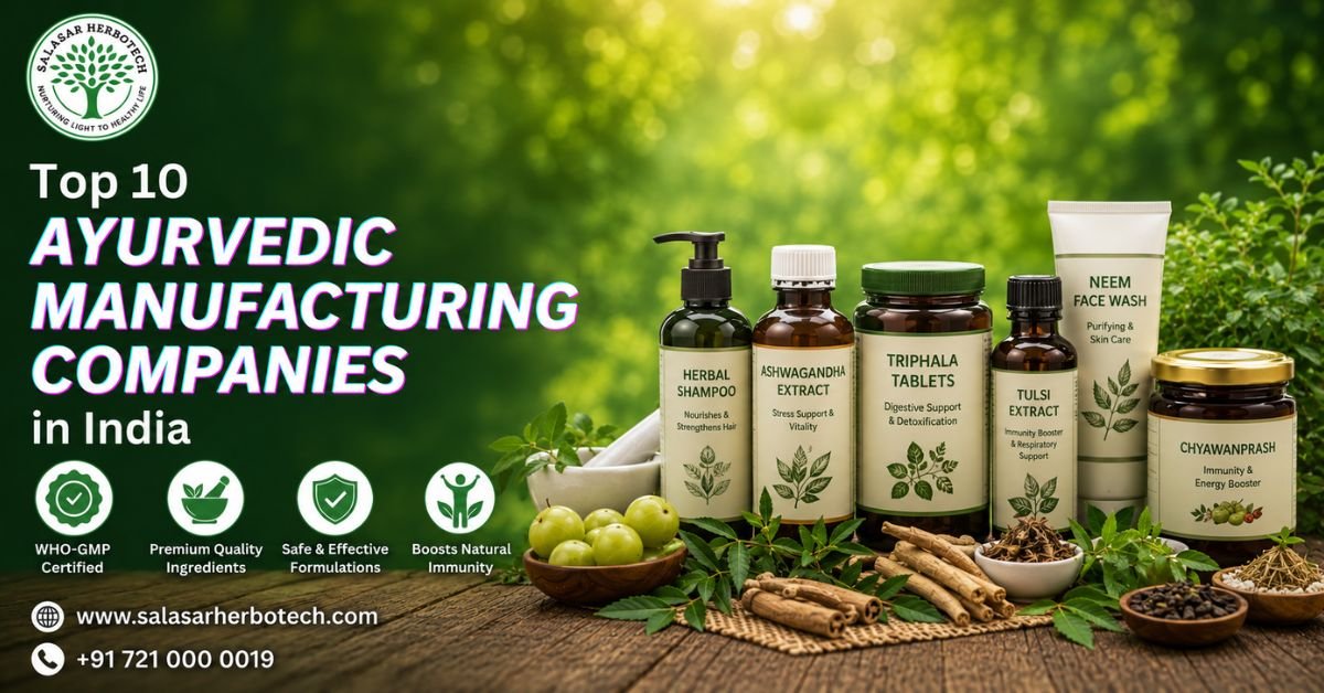 Which Are the Top 10 Ayurvedic Manufacturing Companies in India in 2026 