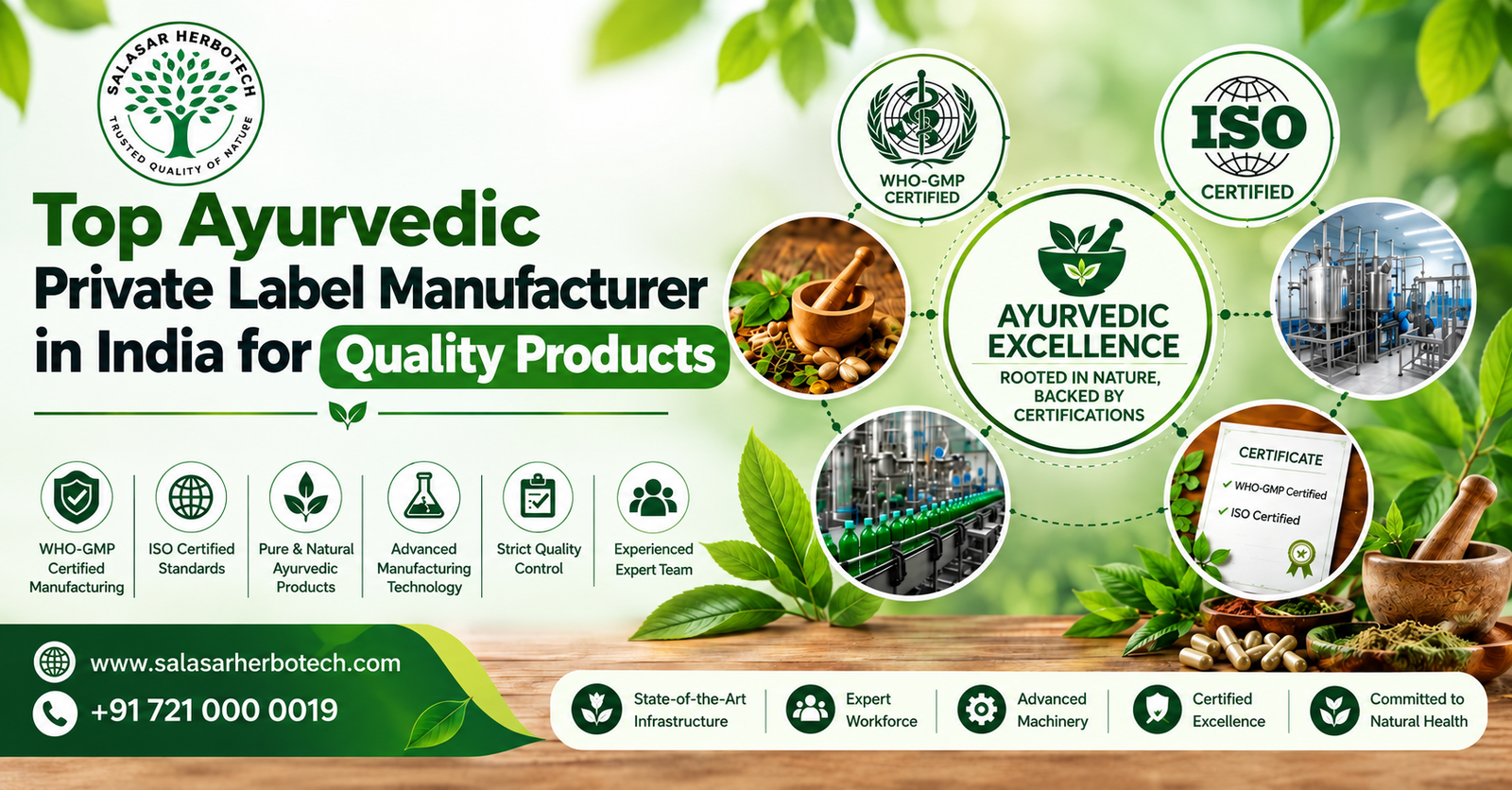 Top Ayurvedic Private Label Manufacturer in India